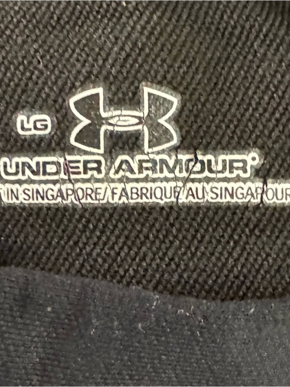 Under Armour Size Large Red/Black Ny/Poly/Elas Fitted Base Layer Mock Neck Top - Picture 9 of 11